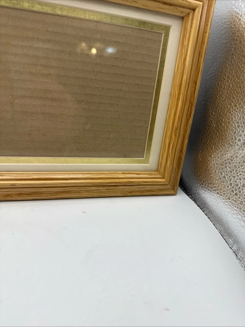 Vintage Grandmacore Brown Wood 8X13